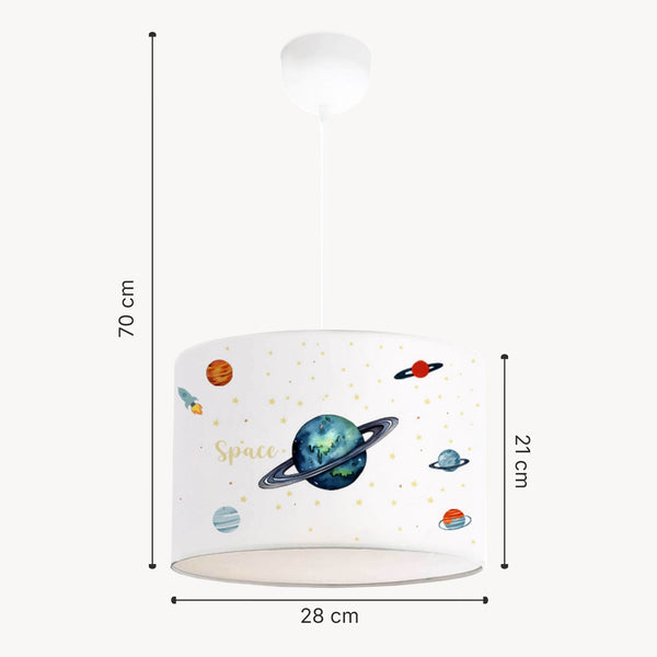 Barnpendellampa Rugby 1 x E27 med olika motiv motiv [lux.pro]