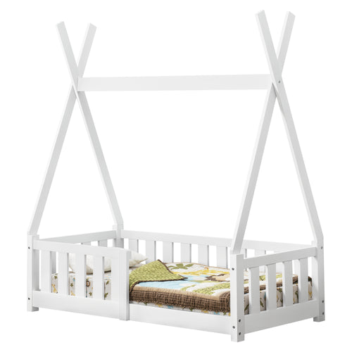 Barnsäng Helsingborg 70x140 cm Vit [en.casa] - premiumXL