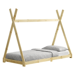 Juniorsäng Höri tipisäng 200x90cm furu [en.casa] välj modell