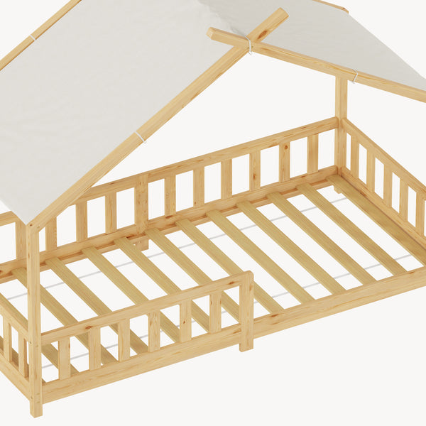 Husbädd Rila i Montessoristil med sänggrind 90x200 cm [en.casa]