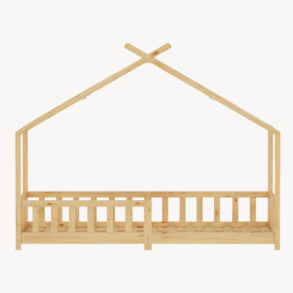 Husbädd Rila i Montessoristil med sänggrind 90x200 cm [en.casa]