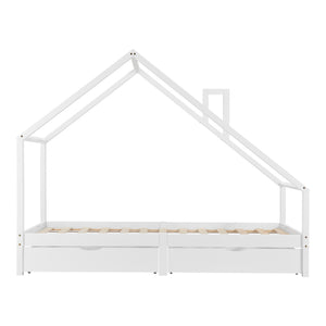 Juniorsäng Hussäng Assling 200x90 cm furu [en.casa] välj modell