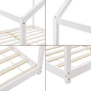 Juniorsäng Cerro hussäng furu vit matt, lackad [en.casa] välj modell