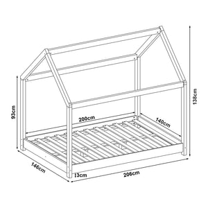 Cerro barnsäng med madrass i olika färger och storlekar [en.casa]