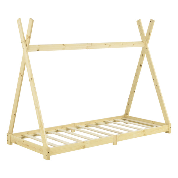 Juniorsäng Höri tipisäng 200x90cm furu [en.casa] välj modell