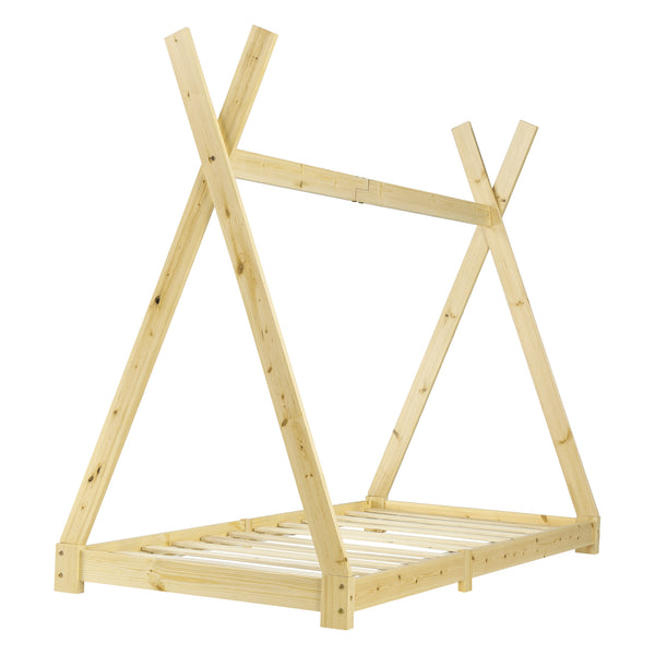 Juniorsäng Höri tipisäng 200x90cm furu [en.casa] välj modell