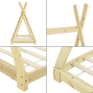 Juniorsäng Höri tipisäng 200x90cm furu [en.casa] välj modell