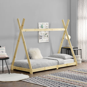 Juniorsäng Höri tipisäng 200x90cm furu [en.casa] välj modell
