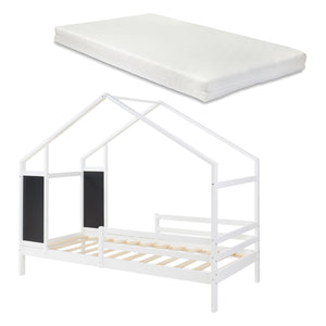 Barnsäng Lorenskog med madrass 90x200 cm i olika färger [en.casa]