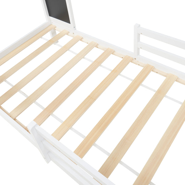 Barnsäng Lorenskog med madrass 90x200 cm i olika färger [en.casa]