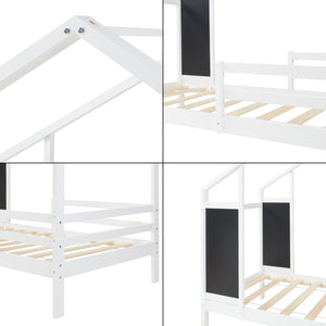 Barnsäng Lorenskog med madrass 90x200 cm i olika färger [en.casa]