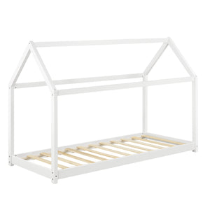 Juniorsäng Hussäng inkl. madrass 90x200cm furu [en.casa] välj modell