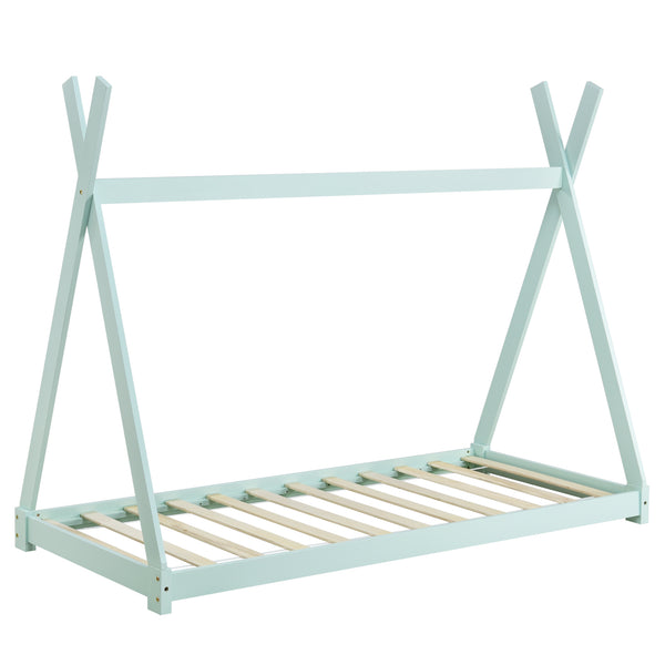 Juniorsäng Onejda tipisäng inkl. madrass 200x90cm furu [en.casa] välj modell