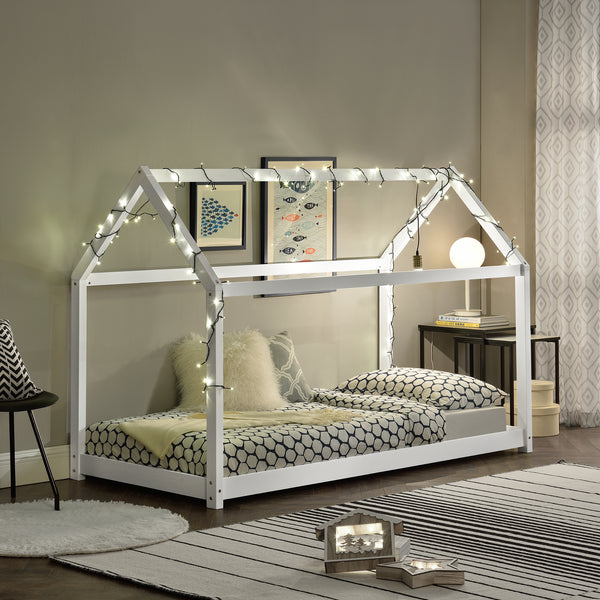 Juniorsäng Hussäng 90x200cm furu [en.casa] välj modell