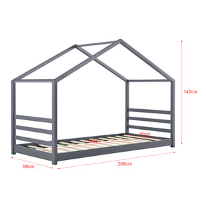 Juniorsäng Vardø hussäng 200x90 cm furu [en.casa] välj modell
