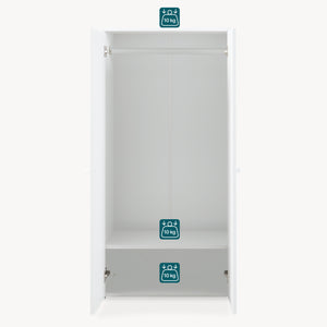 Garderob Beldinupp 123x60x40 cm [en.casa]