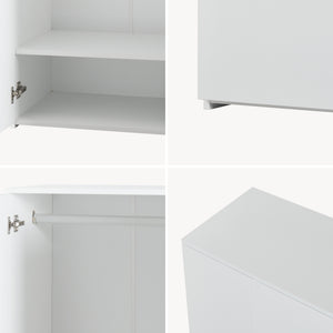 Garderob Beldinupp 123x60x40 cm [en.casa]