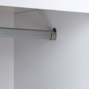 Barnklädesskåp Sandnes med låda [en.casa]