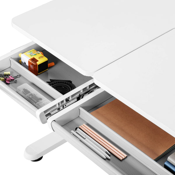 Barnskrivbord Sauda 120x60 cm [en.casa]