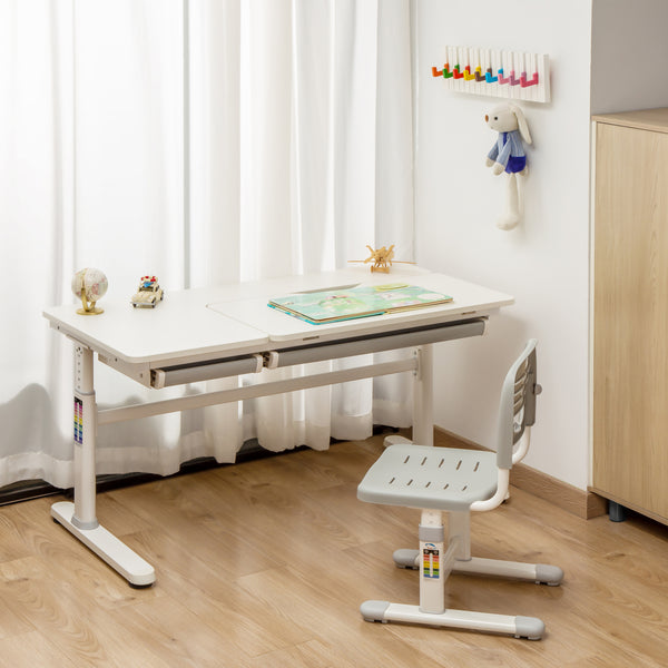 Barnskrivbord Sauda 120x60 cm [en.casa]
