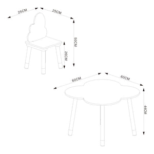 Barnstolsgrupp Epim med molndesign [en.casa]
