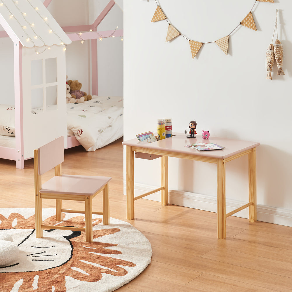 Möbelset Skjåk för barn: bord och stol [en.casa]