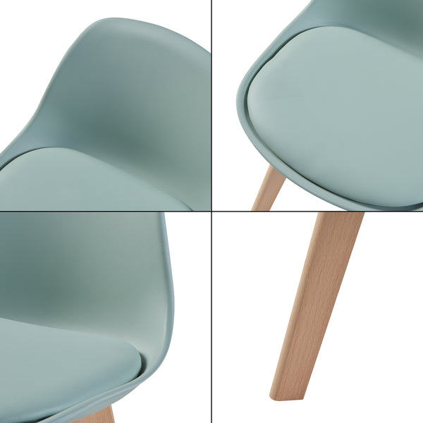 Barnstol Elvdal 2-pack vadderad [en.casa]
