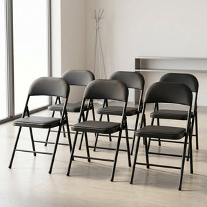 [pro.tec]® Kontorsstol/Konferensstol-set 6-i olika färger-46x80x50cm