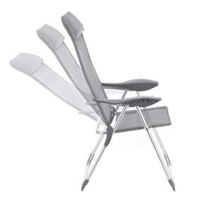 Campingstol Errenteria set om 2 hopfällbar aluminium [en.casa] välj modell