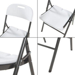 Klappstol Ljusnarsberg 87x46x53 cm metall [en.casa]