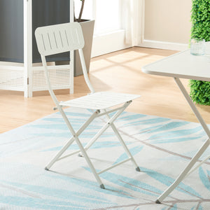 Klappstol Sande set om 2 stål 84,5x42x50 cm [en.casa] 