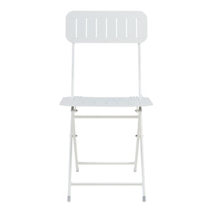 Klappstol Sande set om 2 stål 84,5x42x50 cm [en.casa] 