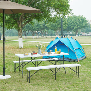 Hopfällbart campingbord Ljusnarsberg [en.casa]