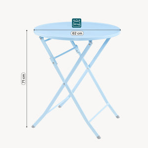 Klappbord Sande stål [en.casa]
