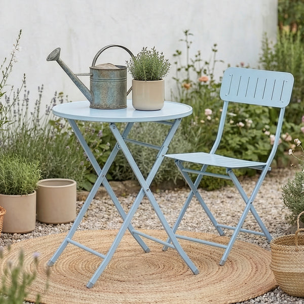 Klappbord Sande stål [en.casa]
