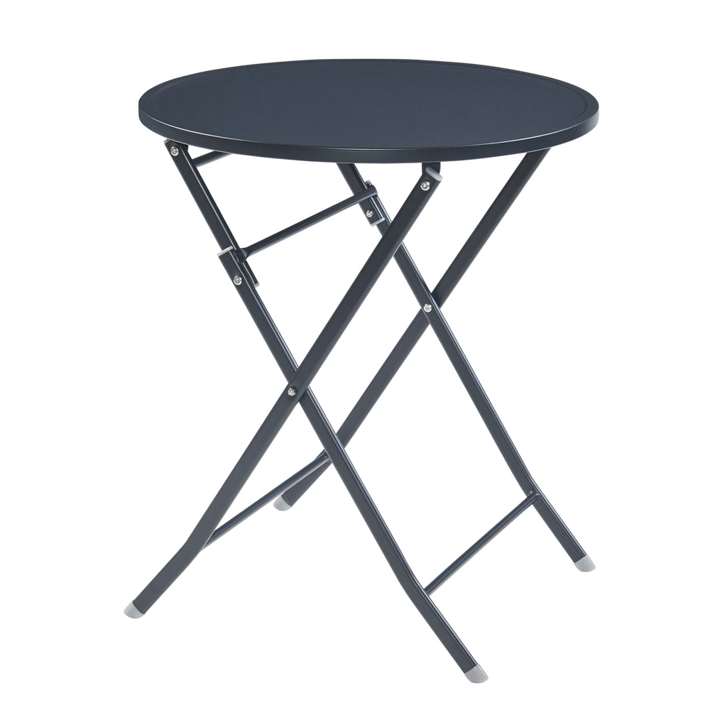 Klappbord Sande stål [en.casa]

