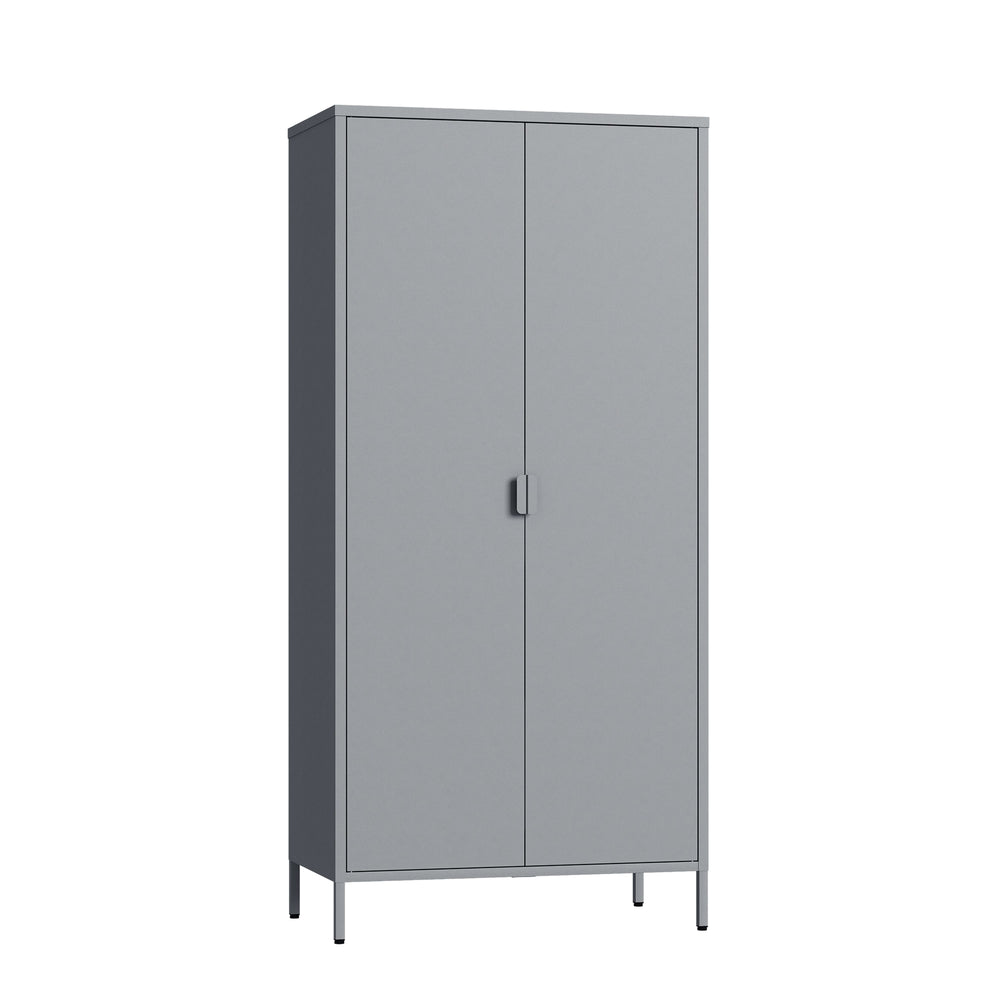 Garderob Esteli 170x80x45 cm stål [en.casa]