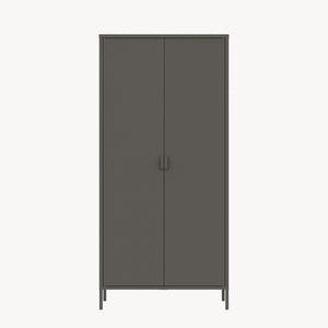Klädeskåp Esteli 170x80x45 cm stål [en.casa]