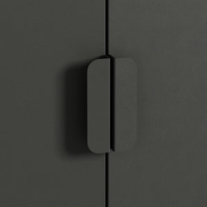 Klädeskåp Esteli 170x80x45 cm stål [en.casa]