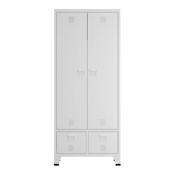 Garderob Hankasalmi klädskåp 180x90x40 cm stål [en.casa] välj modell