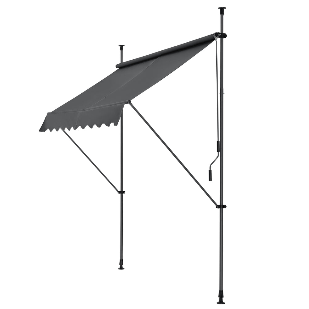 Terassmarkis 120x200 300cm ingen väggborrning välj modell [pro.tec]