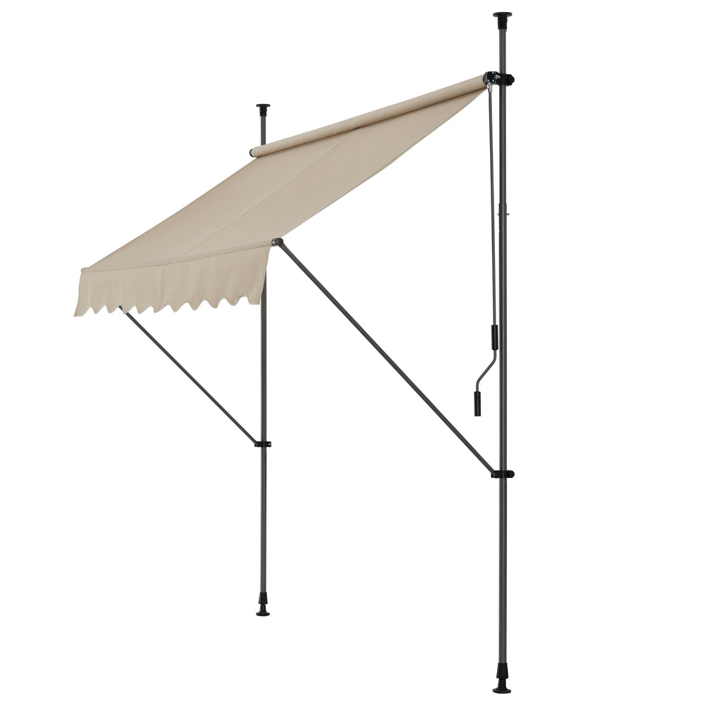 Terassmarkis 120x200 300cm ingen väggborrning välj modell [pro.tec]