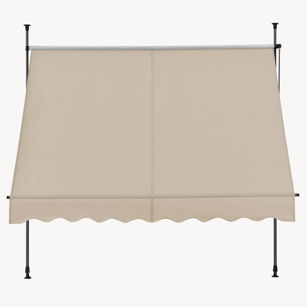 Terassmarkis 120x200 300cm ingen väggborrning välj modell [pro.tec]