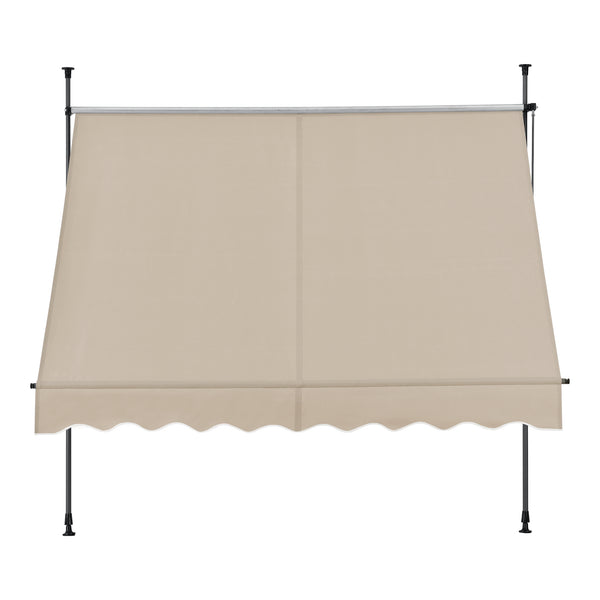 Terassmarkis 120x200 300cm ingen väggborrning välj modell [pro.tec]