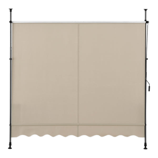 Terassmarkis 120x200 300cm ingen väggborrning välj modell [pro.tec]
