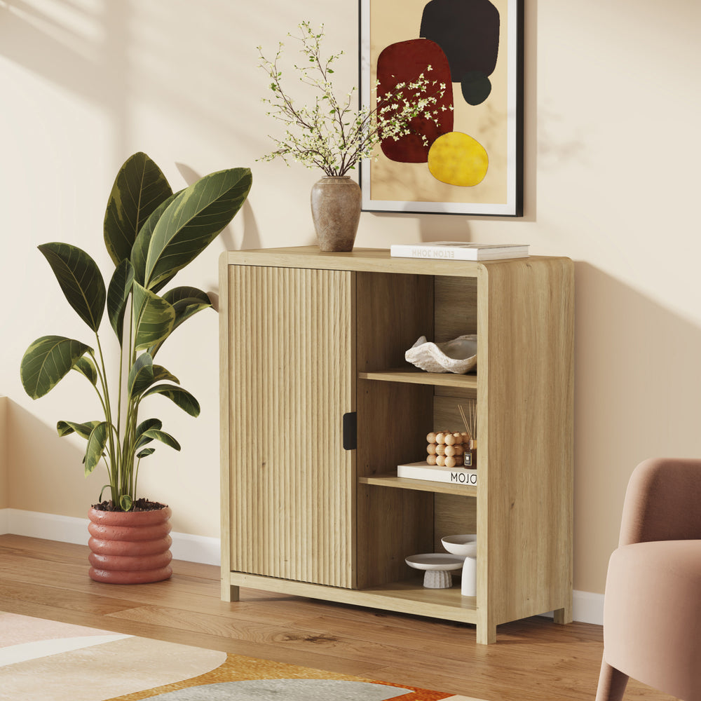 Byrå Lukkodso 82x75x30 cm [en.casa]