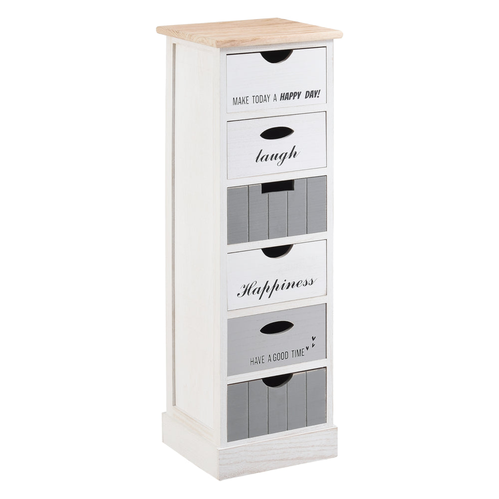Byrå Salo med 6 lådor 91x29x27cm i olika färger [en.casa] - premiumXL