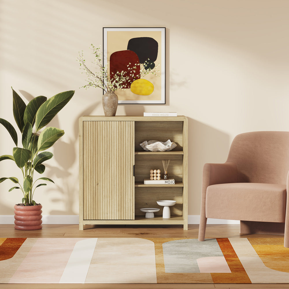 Byrå Lukkodso 82x75x30 cm [en.casa]