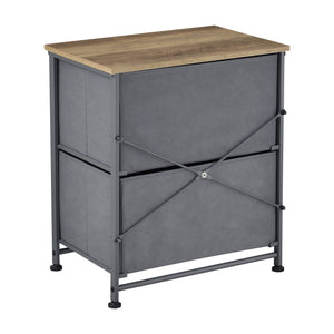 Byrå med lådor metall nonwoven trämönster MDF välj modell [pro.tec]