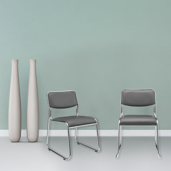 [pro.tec]® Kontorsstol/Konferensstol/Arbetsstol-set 4-51x77x55cm-i olika färger